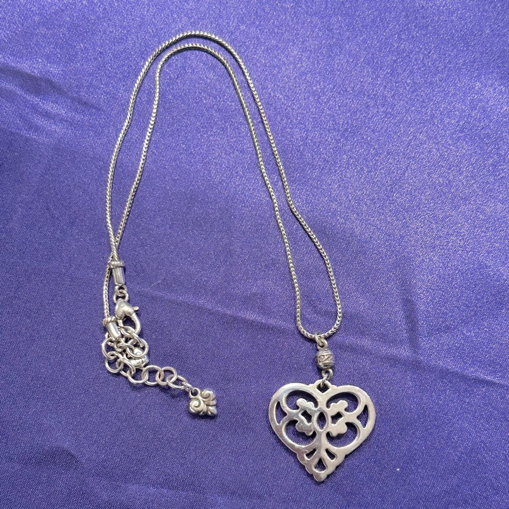 Retired Brighton Geneva Heart Necklace